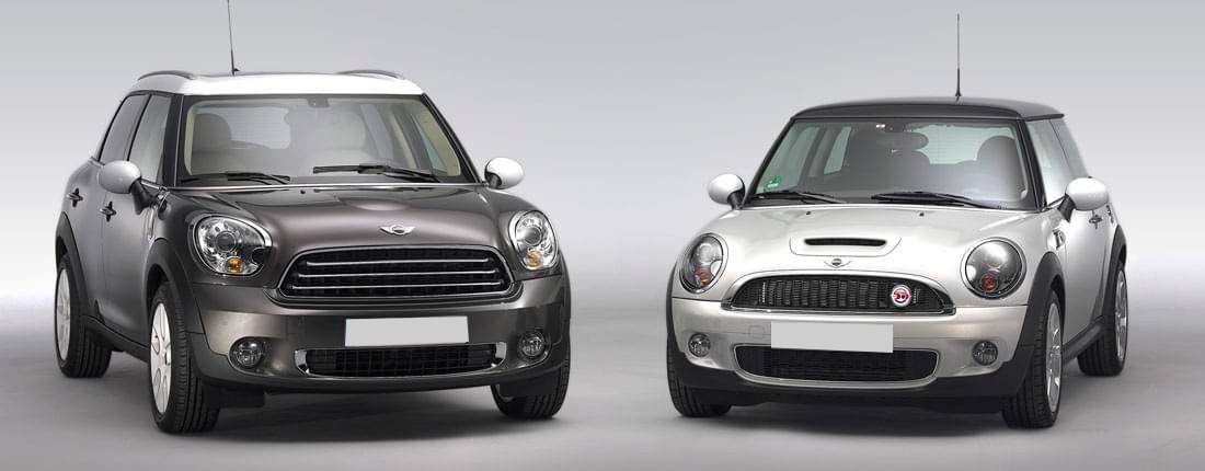 As diferenças entre os modelos de Mini Cooper